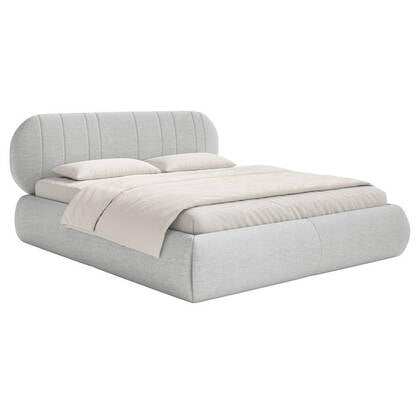NADUVI Collection Bedframe Savan 160 x 200 cm met opbergvak Grijs