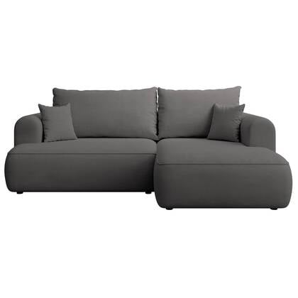 NADUVI Collection Slaaphoekbank Philipa S rechts chenille Grijs