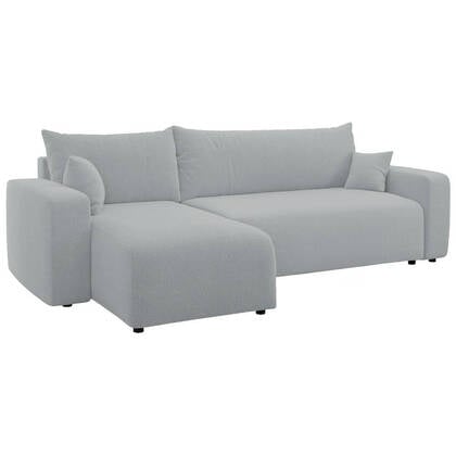 NADUVI Collection Hoekslaapbank Rosco links|rechts bouclé Grijs