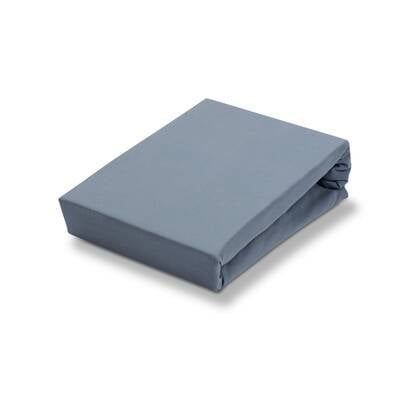 Jersey Soft Splittopper Hoeslaken Dusty Blue | 180  x 220 cm | Blauw