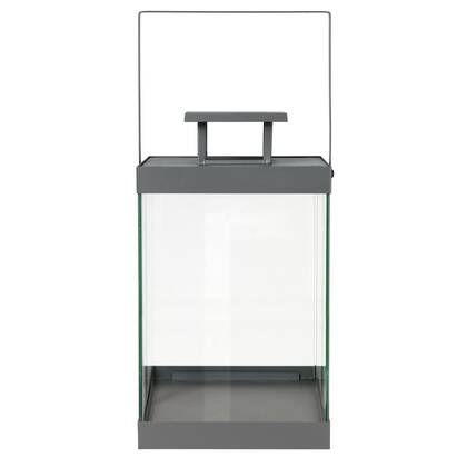 Finca Lantaarn Steel Grey Medium | Grijs | Staal