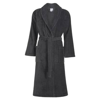 Prestige Badjas Dark Grey | XXL | Grijs | Katoen