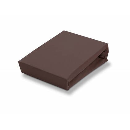 Jersey Supreme Topper Hoeslaken Taupe | 80-100 x 190-220 cm | Bruin