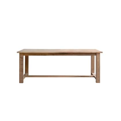 Tikamoon - Eettafel van massief gerecycled teakhout voor 6|8 pers.