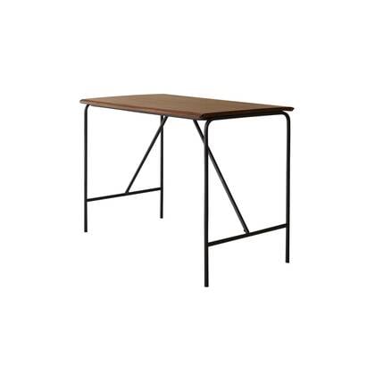 Tikamoon - Hoge tafel van massief palissander en metaal voor 4 pers.