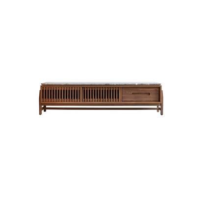 Tikamoon - Tv-meubel van massief notenhout en premium terrazzo 175 cm