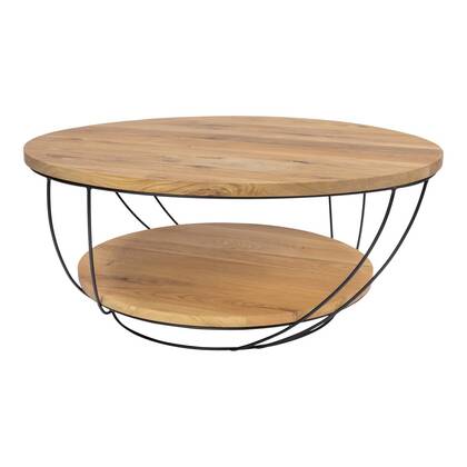 TORNA MOON Salontafel - Zwart | Eik
