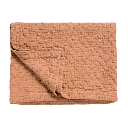 Pure 10 Sprei Toffee | 260 x 260 cm | Beige | Bruin | Katoen Beige, Bruin