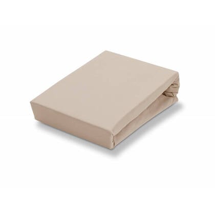 Jersey Supreme Topper Hoeslaken Linen | 140 cm x 220 cm | Beige