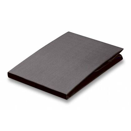 Percale Topper Hoeslaken Anthracite | 140 cm x 220 cm | Grijs | Katoen