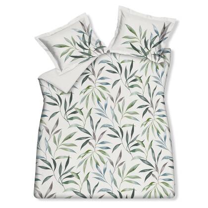 Dekbedovertrek Impression Multi | 200 x 200|220 cm | Wit | Groen