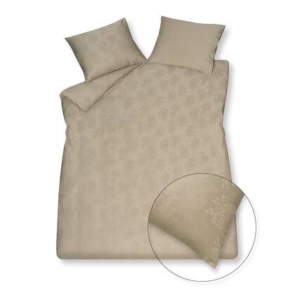 Dekbedovertrek Purity Sienna Linen | 200 cm x 200 cm | Beige | Bruin