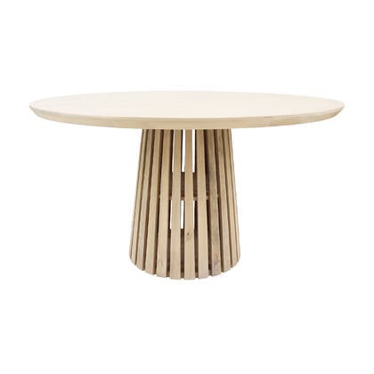 Kick eettafel Jude - 140cm - Wit Bruin