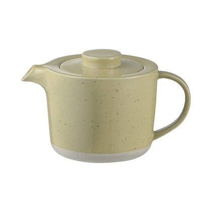 Sablo Theepot Met Filter | Beige | Geel | Goud | Stoneware Grijs