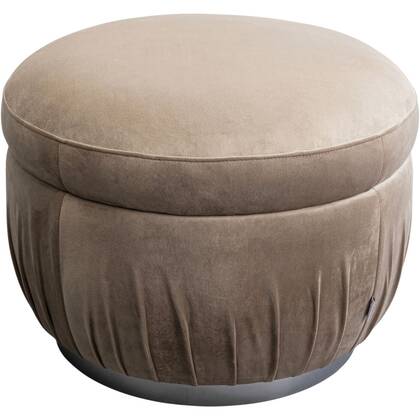 Kare Design Nube kruk - grijs - fluweel