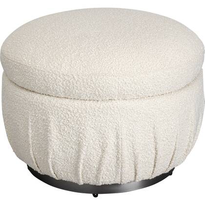 Kare Design Nube kruk - creme - boucle