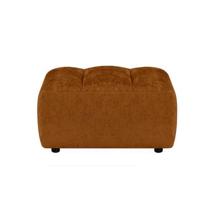 by fonQ Plume Hocker - Chenille - Terra Rood