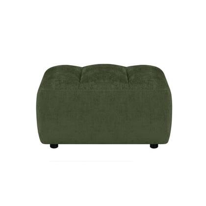 by fonQ Plume Hocker - Chenille - Groen