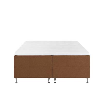 by fonQ Nubo Boxspring met Opbergruimte - 160 x 200 cm - Terra Rood