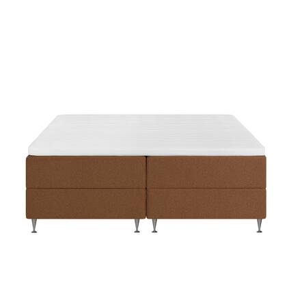 by fonQ Nubo Boxspring met Opbergruimte - 180 x 200 cm - Terra Rood