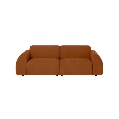 by fonQ Bink 2,5-zitsbank - Bouclé - Terra Rood