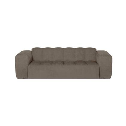 by fonQ Plume 2,5-zitsbank - Chenille - Mocca Bruin