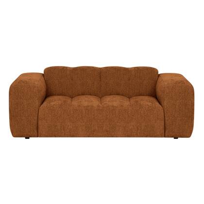 by fonQ Plume 2-zitsbank - Chenille - Terra Rood