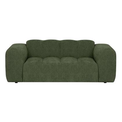 by fonQ Plume 2-zitsbank - Chenille - Groen