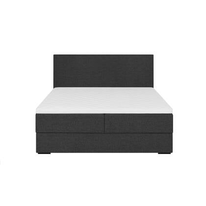 by fonQ Modo Boxspring met Opbergruimte - 160 x 200 cm - Graffiet Grijs