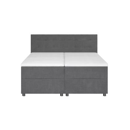 by fonQ Brene Boxspring met Opbergruimte - 180 x 200 cm - Grijs