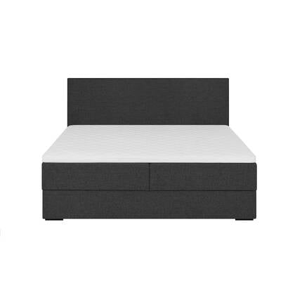 by fonQ Modo Boxspring met Opbergruimte - 180 x 200 cm - Graffiet Grijs