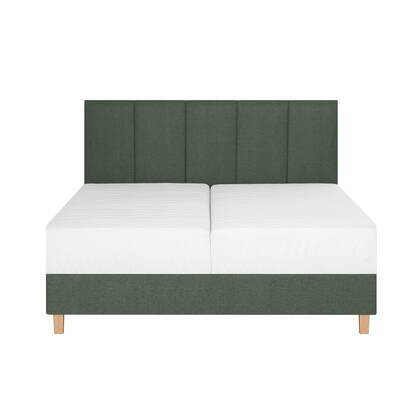 by fonQ Fjora Boxspring met Opbergruimte 180 x 200 cm - Groen