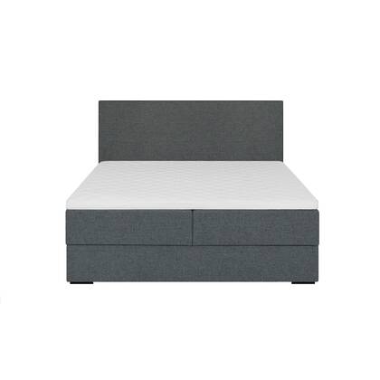 by fonQ Modo Boxspring met Opbergruimte - 160 x 200 cm - Blauw Grijs