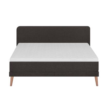 by fonQ Loa Boxspring - 140 x 200 cm - Antraciet Grijs