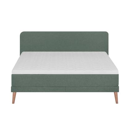 by fonQ Loa Boxspring - 160 x 200 cm - Mos Groen