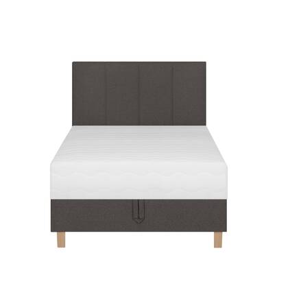 by fonQ Fjora Boxspring met Opbergruimte 120 x 200 cm - Antraciet Grijs