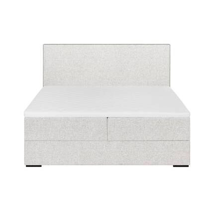by fonQ Modo Boxspring met Opbergruimte - 160 x 200 cm - Ecru Grijs