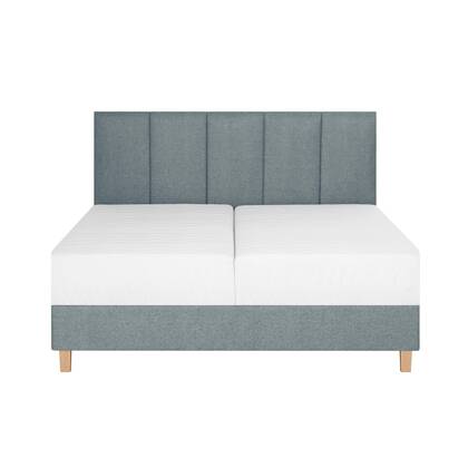 by fonQ Fjora Boxspring met Opbergruimte 140 x 200 cm - Blauw
