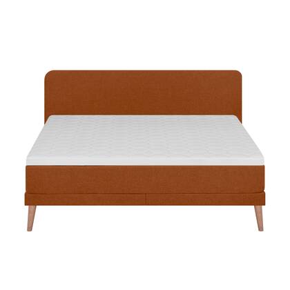 by fonQ Loa Boxspring - 160 x 200 cm - Terra Rood