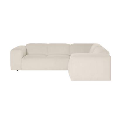 by fonQ Wonder 5-zits Hoekbank - Rib - Beige