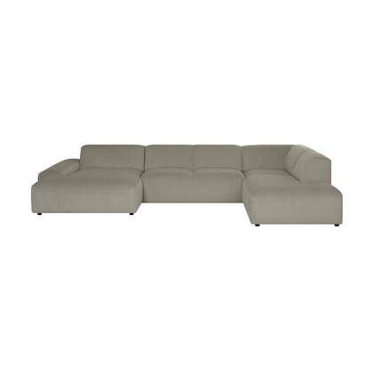 by fonQ Wonder U-bank Rechts - Rib - Taupe