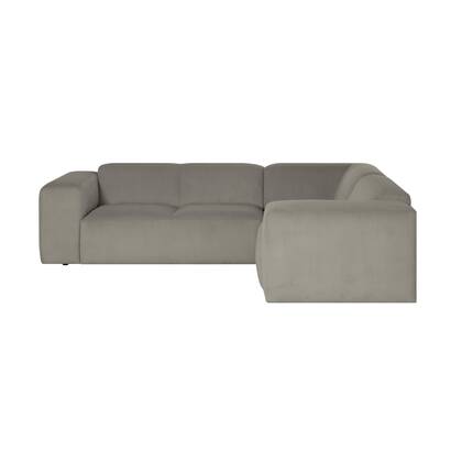 by fonQ Wonder 5-zits Hoekbank - Rib - Taupe