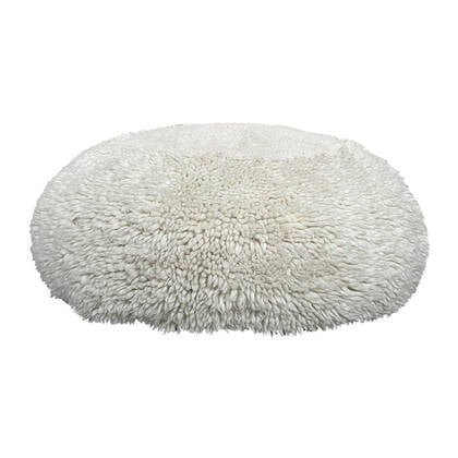 Malagoon Eboya Poef Large - Off-White Wit