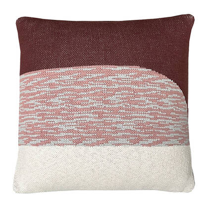 Malagoon Sunset Sierkussen 50 x 50 cm - Rusty Brown Bruin, Roze