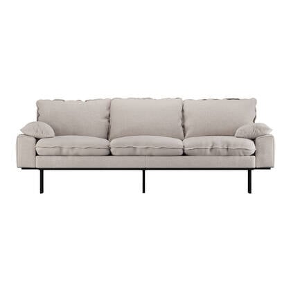 HKliving Retro Sofa 3-zitsbank - Beige