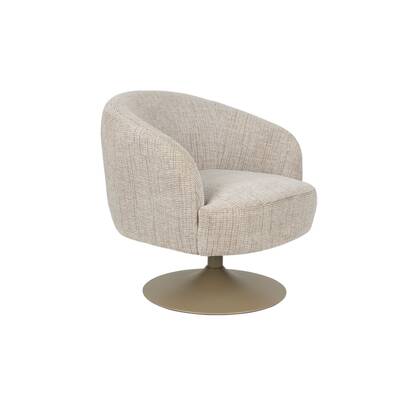 Housecraft Living Renate Fauteuil Draaibaar Beige| Bruin