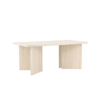 Rebellenclub Vimmerby Eetkamertafel - 180 x 90 cm - Whitewash Crème