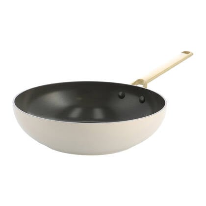 BK Sublime Wokpan Ø 28 cm - Crème Crème, Wit