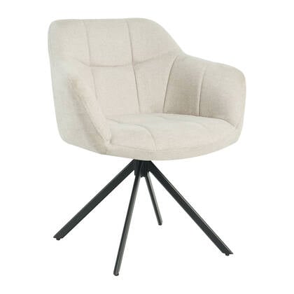 By fonQ Brava Eetkamerstoel Linnen - Beige