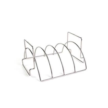 Yakiniku - BBQ Accessoire Rek voor Ribben 4 stuks Zilver